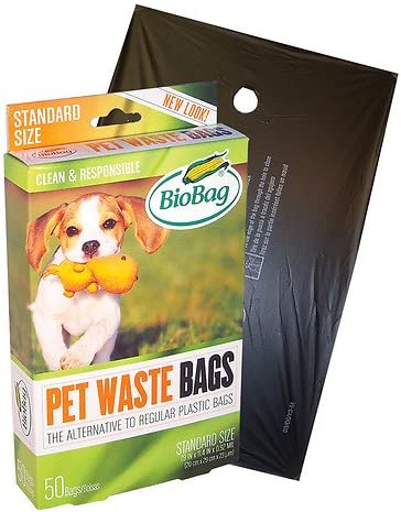 5 Pack of BioBag Dog Clean and Responsive Waste Bags 50 ea